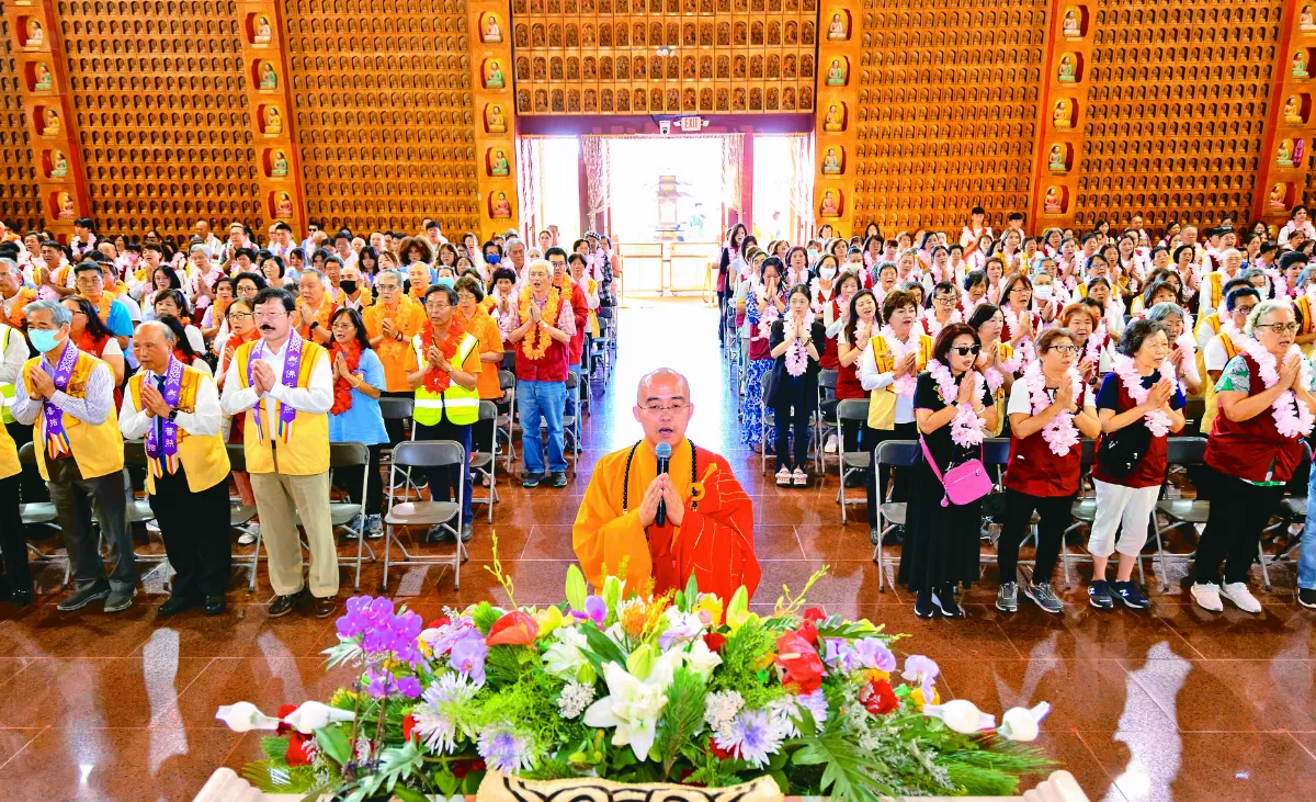 西來寺為義工祈福  感謝服務奉獻