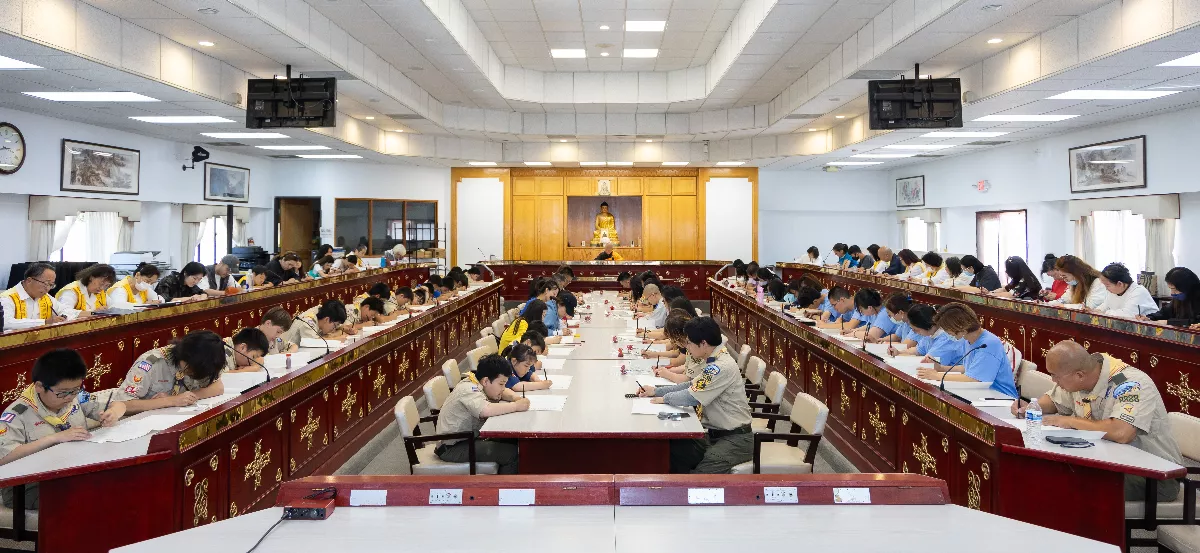 Commemorating Fo Guang Shan’s 58th Anniversary: Global Simultaneous Sutra Transcription Event at Hsi Lai Temple