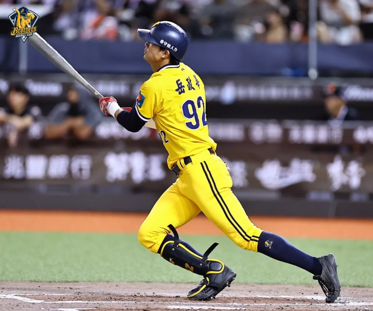 中職／岳政華致勝2分砲 兄弟大巨蛋橫掃獅隊