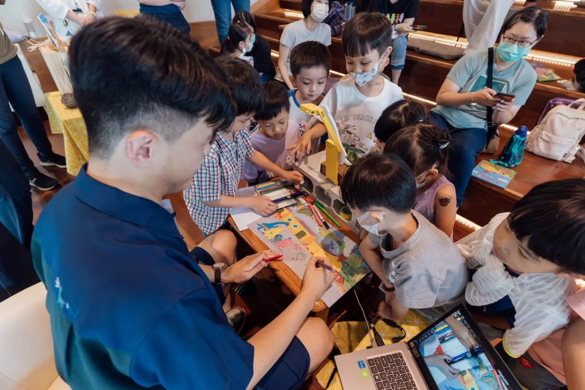 炎炎夏日　親子共賞好繪芽圖像享繽紛時光