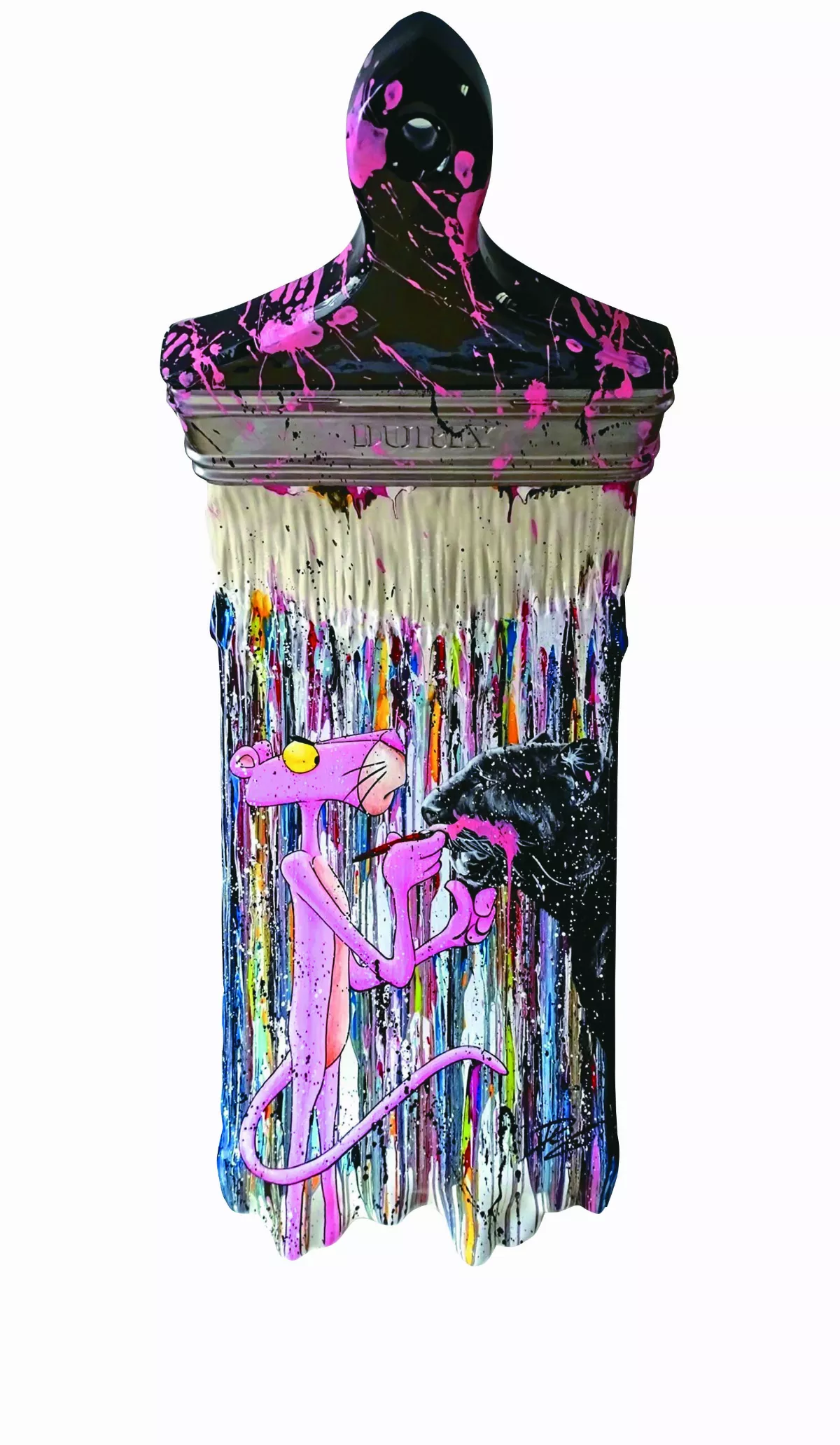 巨型油漆刷 入畫變藝術