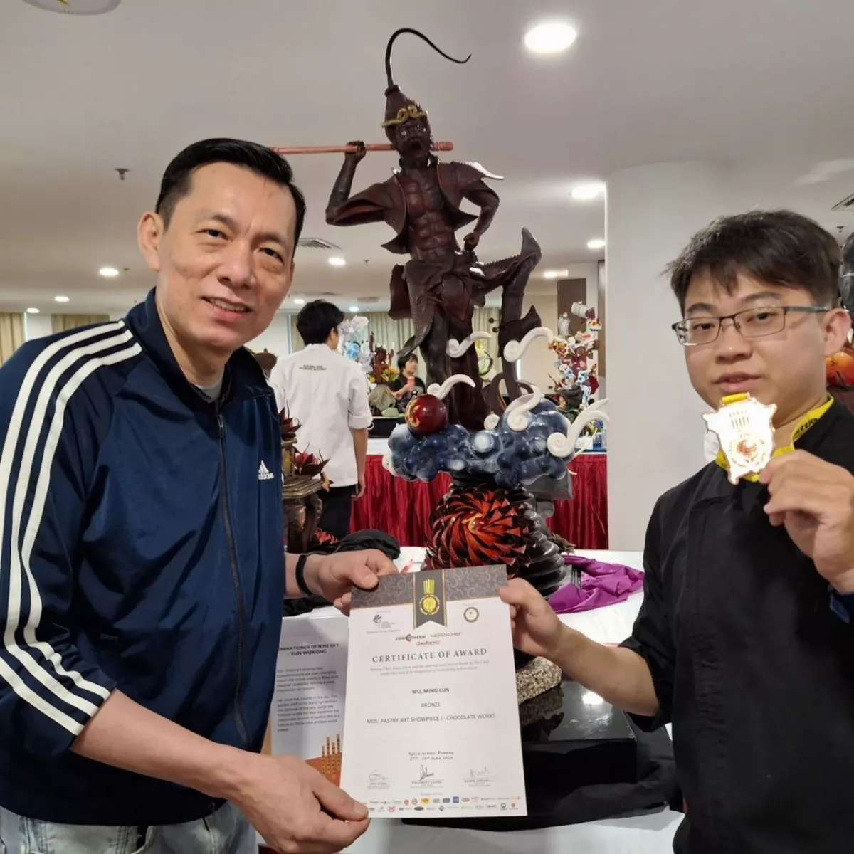 孫悟空72變巧克力　義大廚藝系摘BOTC賽銅牌