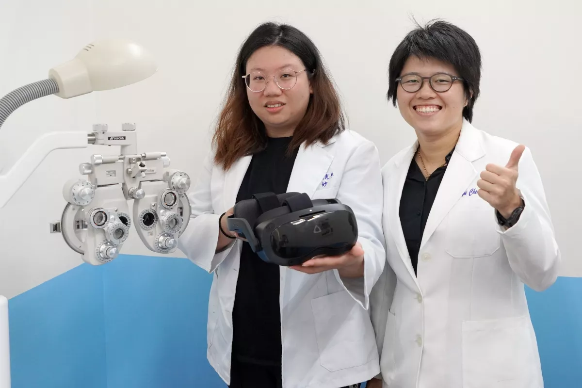 VR也能檢測視力  大學團隊發表視覺檢測創新研究