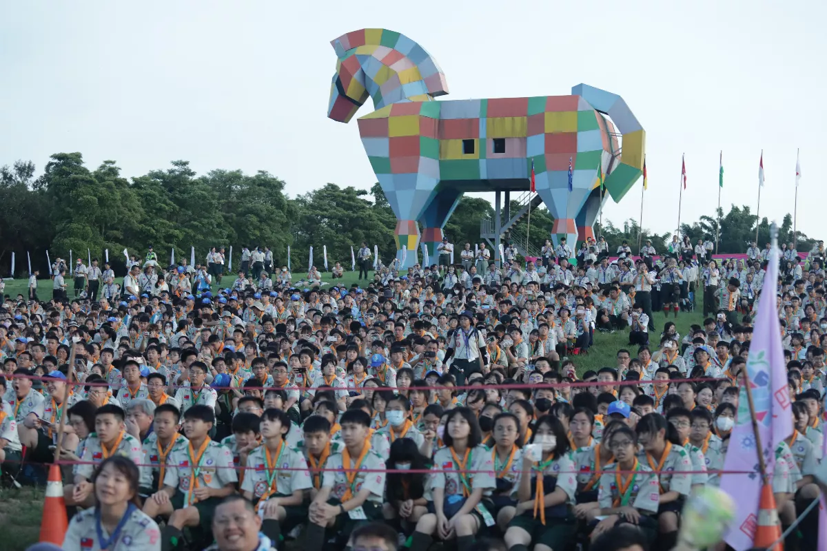 全國童軍大露營 總統頒獎王從瑋