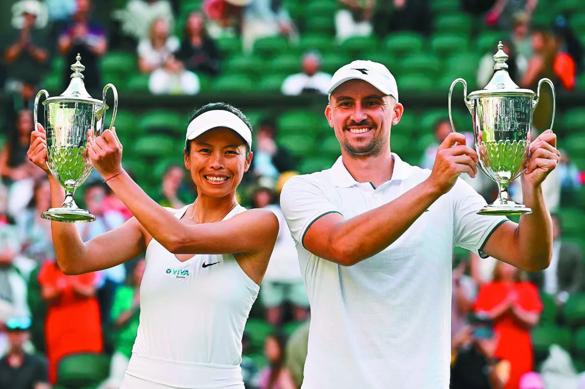 第 9 座大滿貫 謝淑薇溫網混雙奪冠