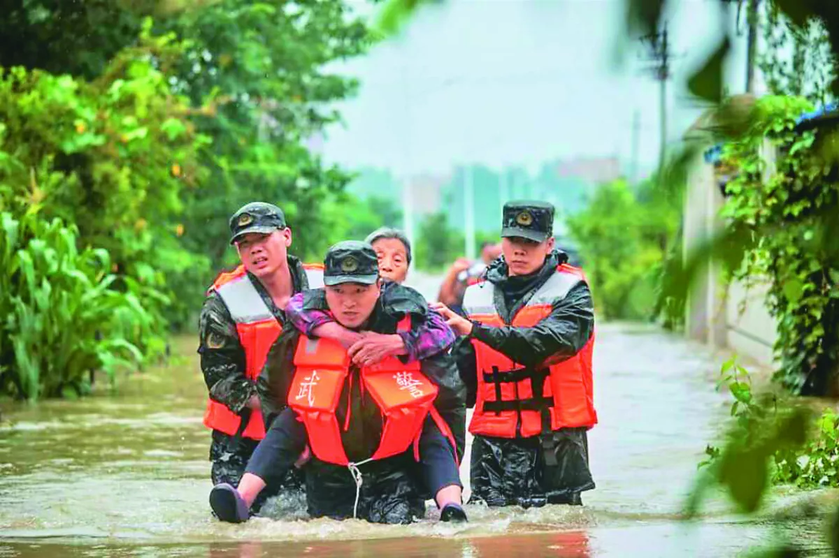1天頂1年 河南暴雨糧食全毀