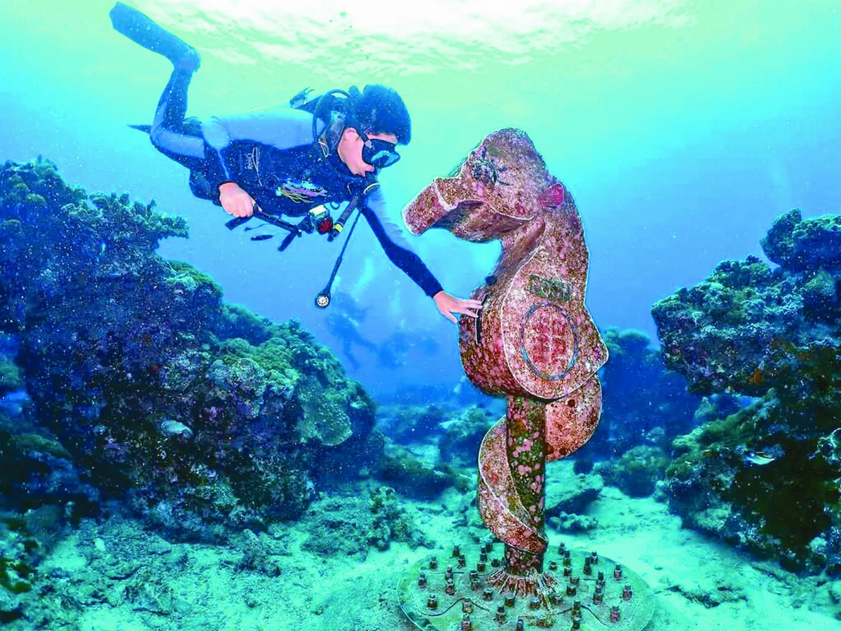 從海底 寄出媽祖的祝福