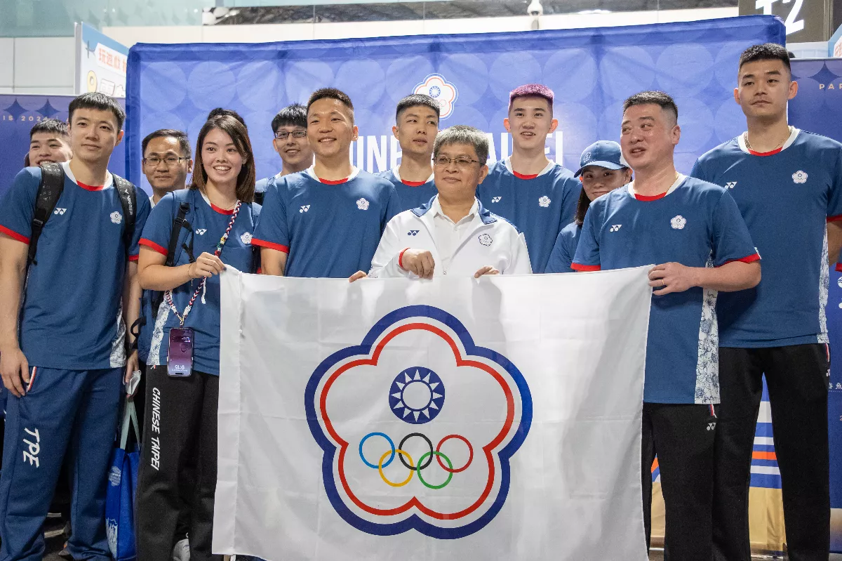 奧運／戴資穎、孫振 擔綱開幕式中華隊掌旗官