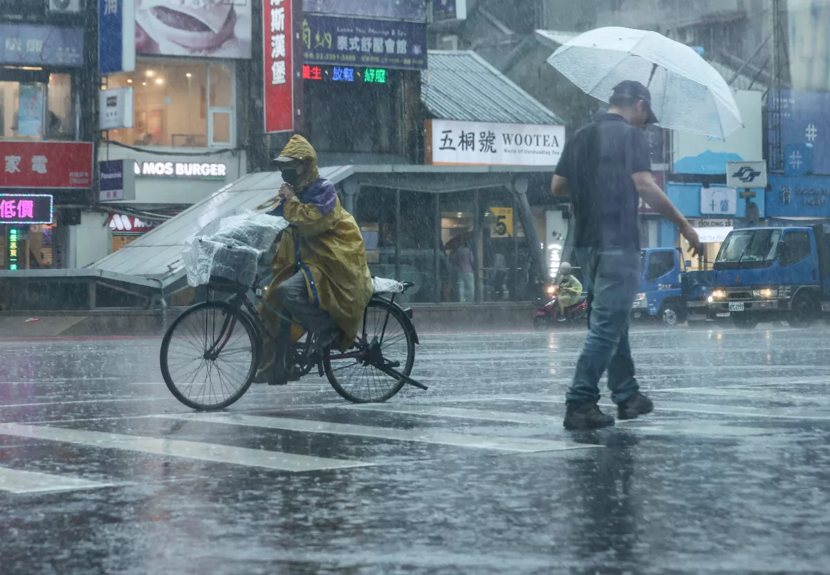 中颱凱米挾強風豪雨 23日各地降雨漸增