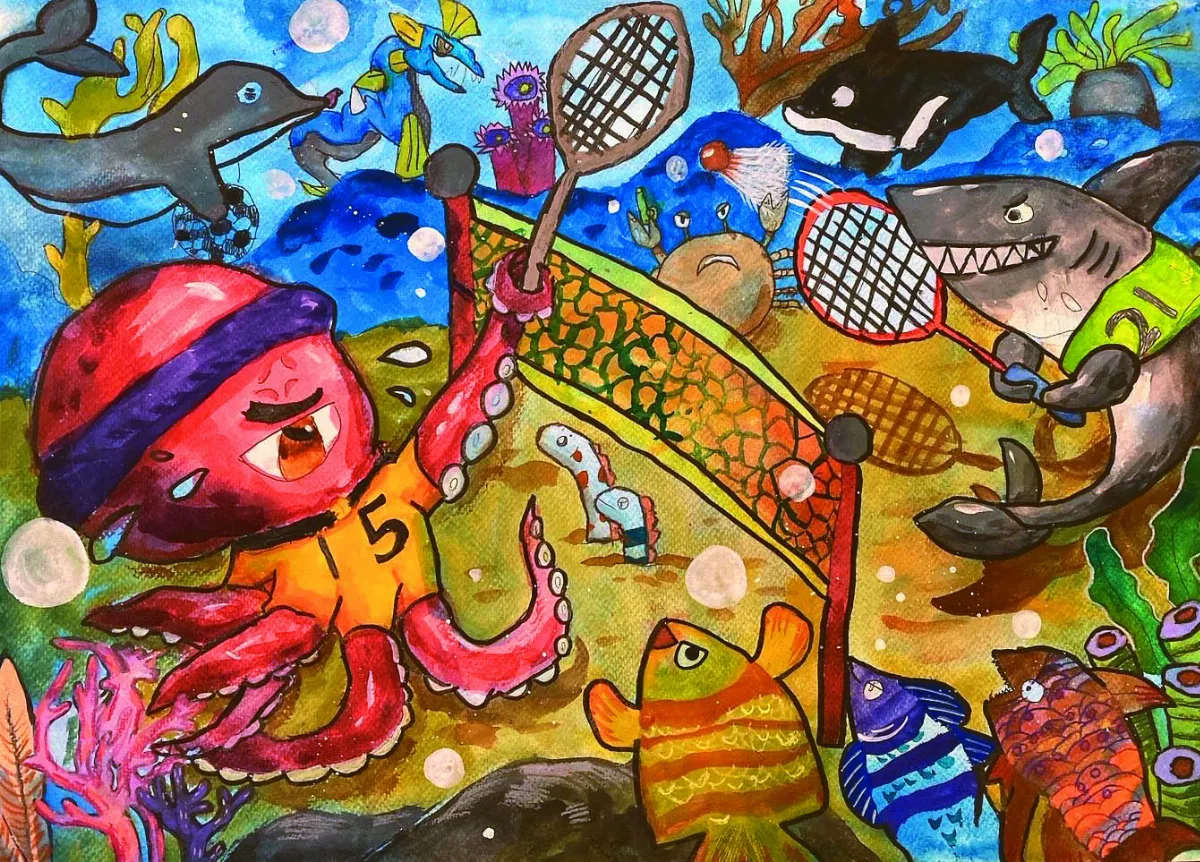 【快樂塗鴉簿】海洋運動會