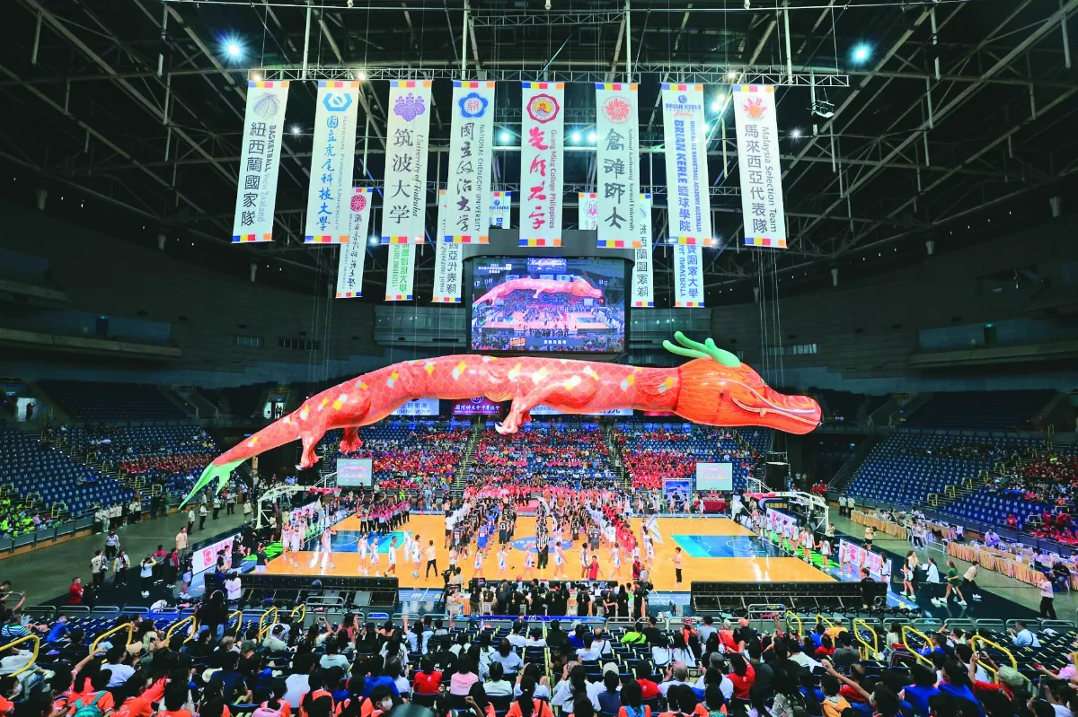 陳其邁開球 佛光盃籃賽熱血開打