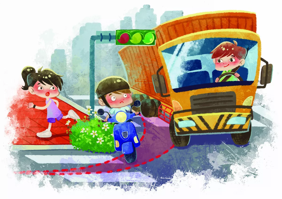 轉彎學問多 小心應變