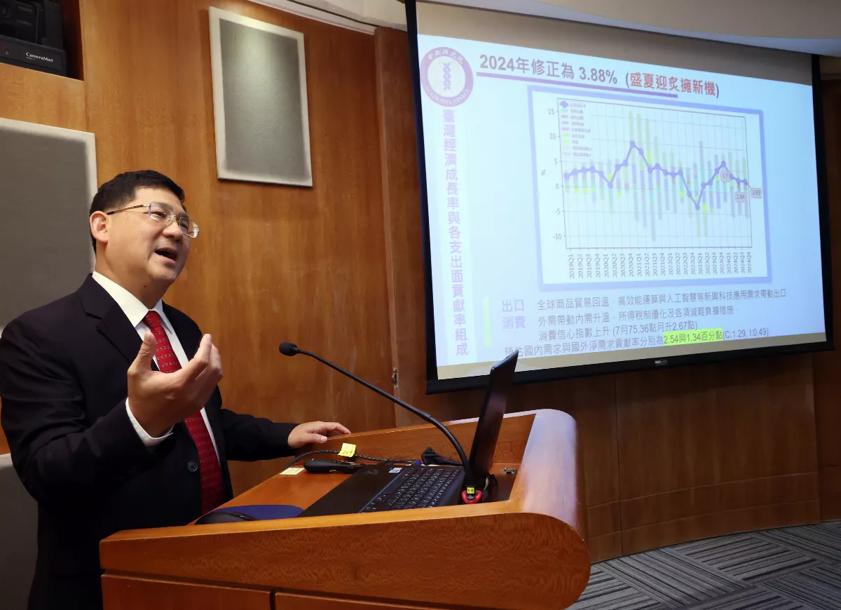 中研院上修經濟成長率至3.88% 示警通膨不可小覷