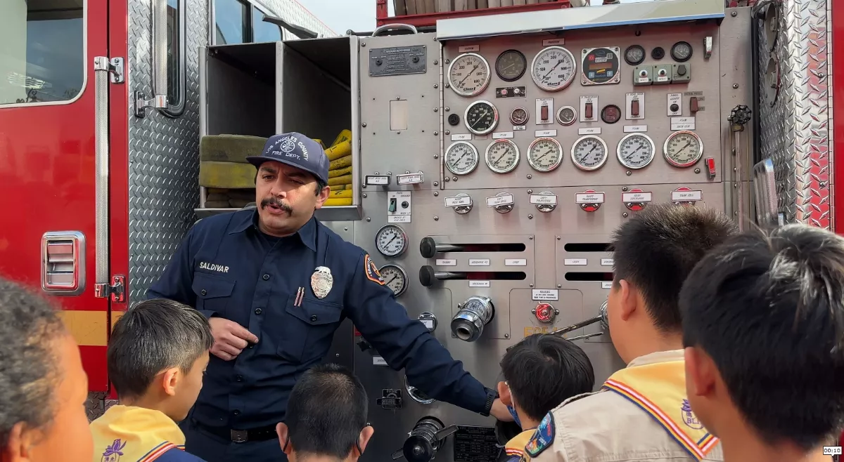 Buddha’s Light Hsi Lai Scouts Gain Hands-On Fire Safety Experience
