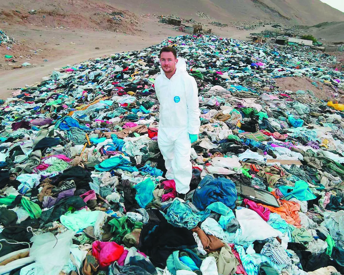 拼貼廢牛仔褲  打造夢幻花園