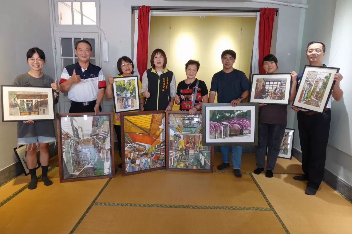 工程師搖身畫家描繪台南風景 府城漫步展即日起展出 