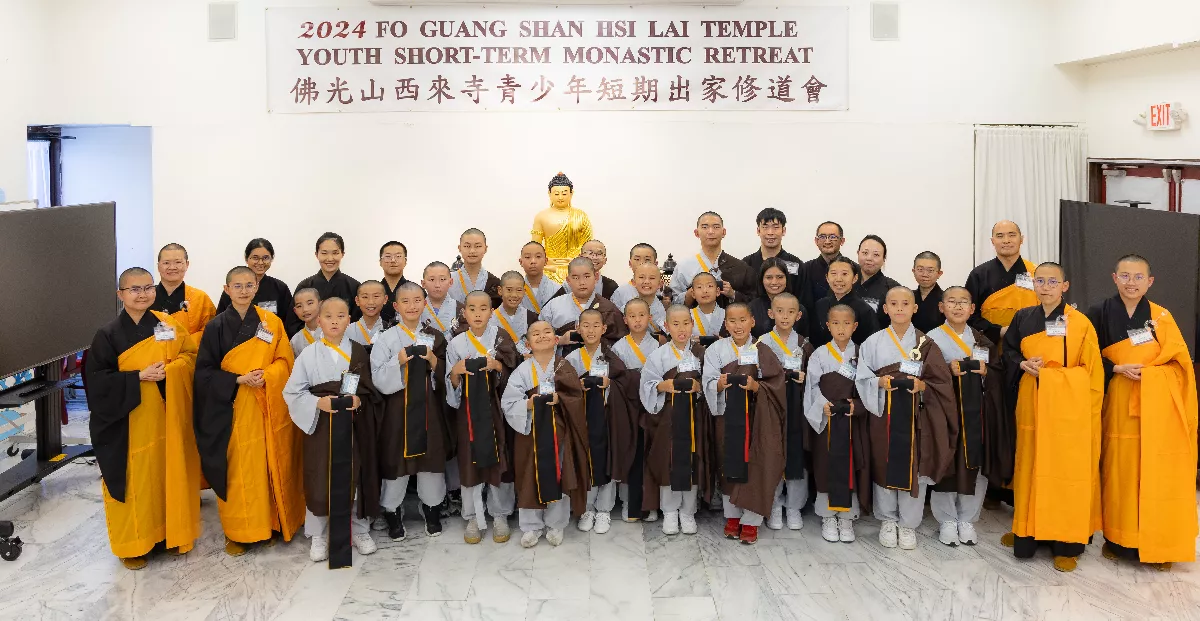 Hsi Lai Temple Youth Short-Term Monastic Retreat: The Sprouting Seeds of Bodhi