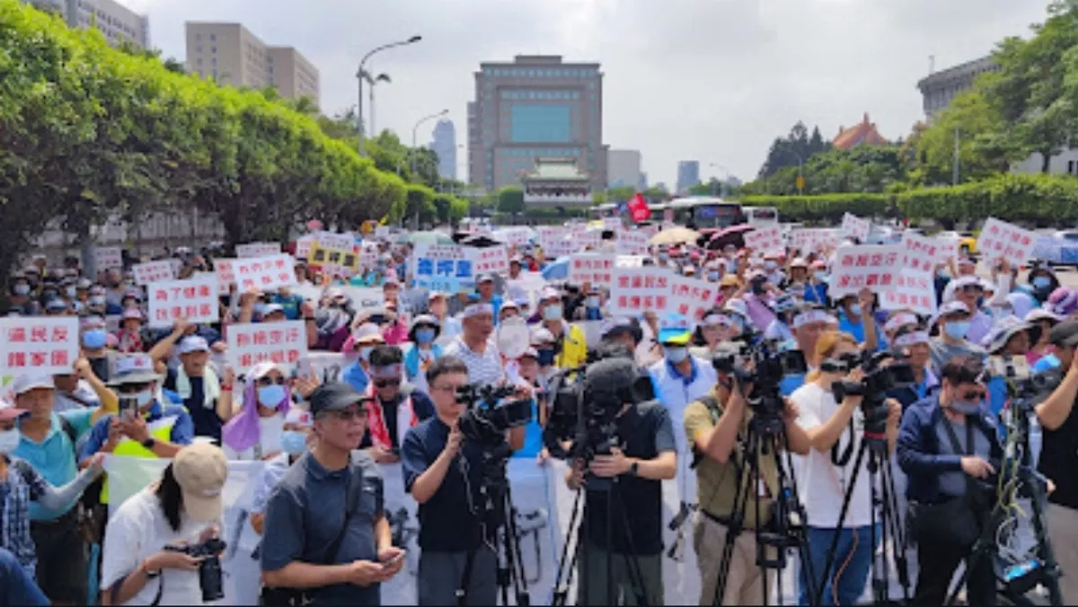 桃園反SRF電廠進桃科 今北上總統府、經濟部陳情