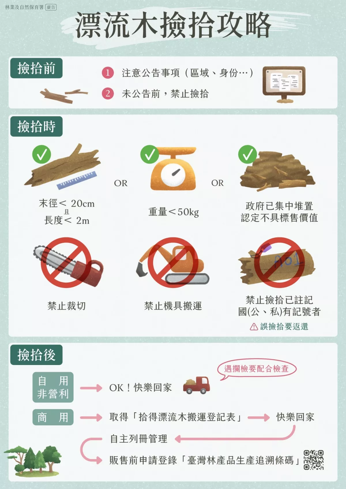 台南河川海岸堆積漂流木 明天開放市民撿拾