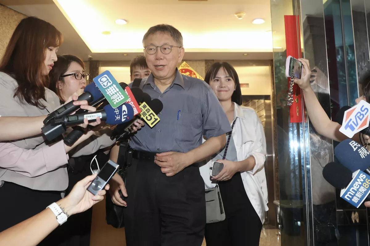 政治獻金爭議延燒 柯文哲自承「識人不明、用人不當」