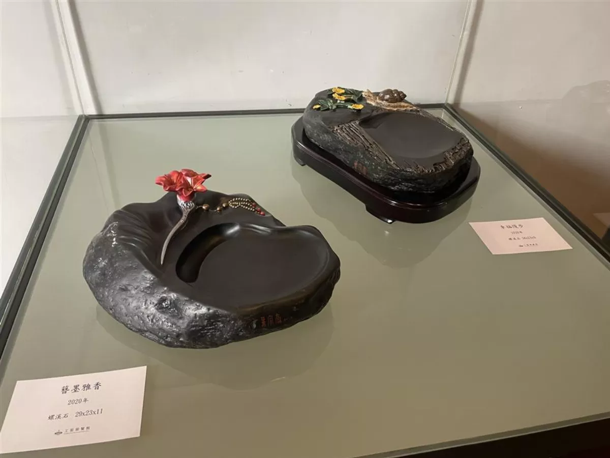 傳承百年石硯工藝   董家豪創作展鹿港展出