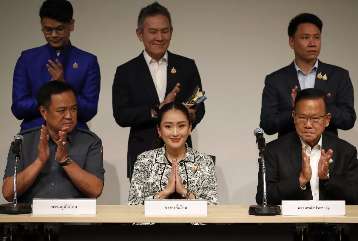 前總理塔信么女貝東塔 當選泰國史上第2位女總理