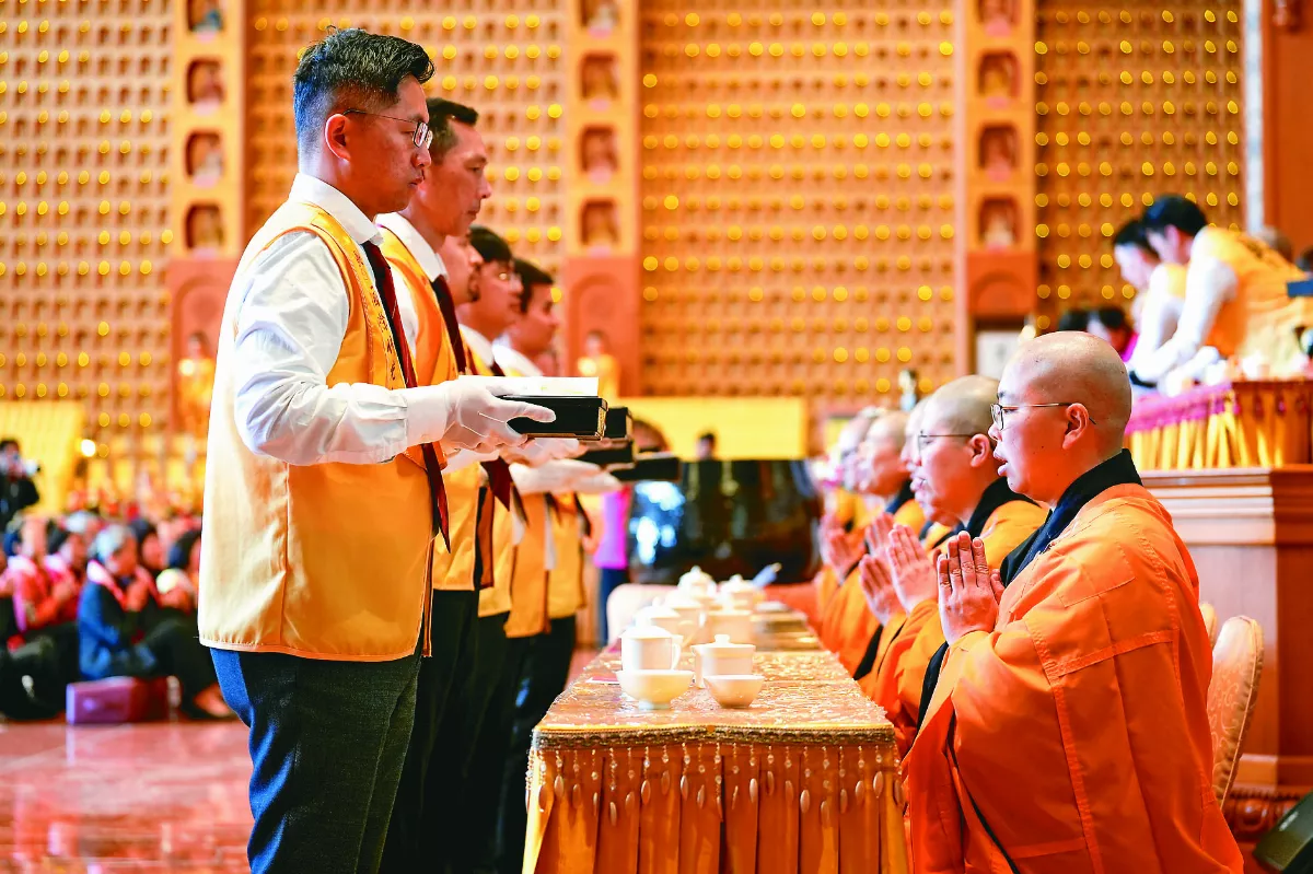 南天寺信眾供僧 感恩僧寶弘法利生