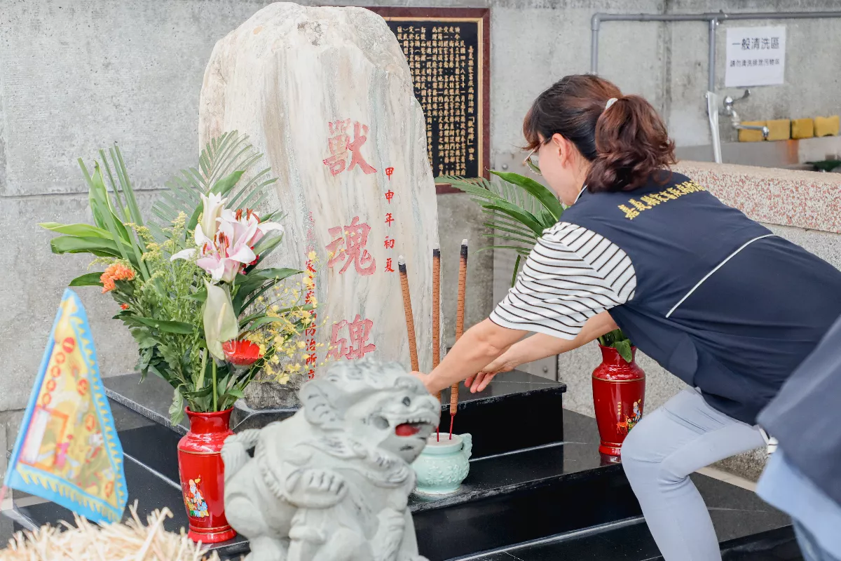 為動物亡靈普度 祈求免於疾疫天災