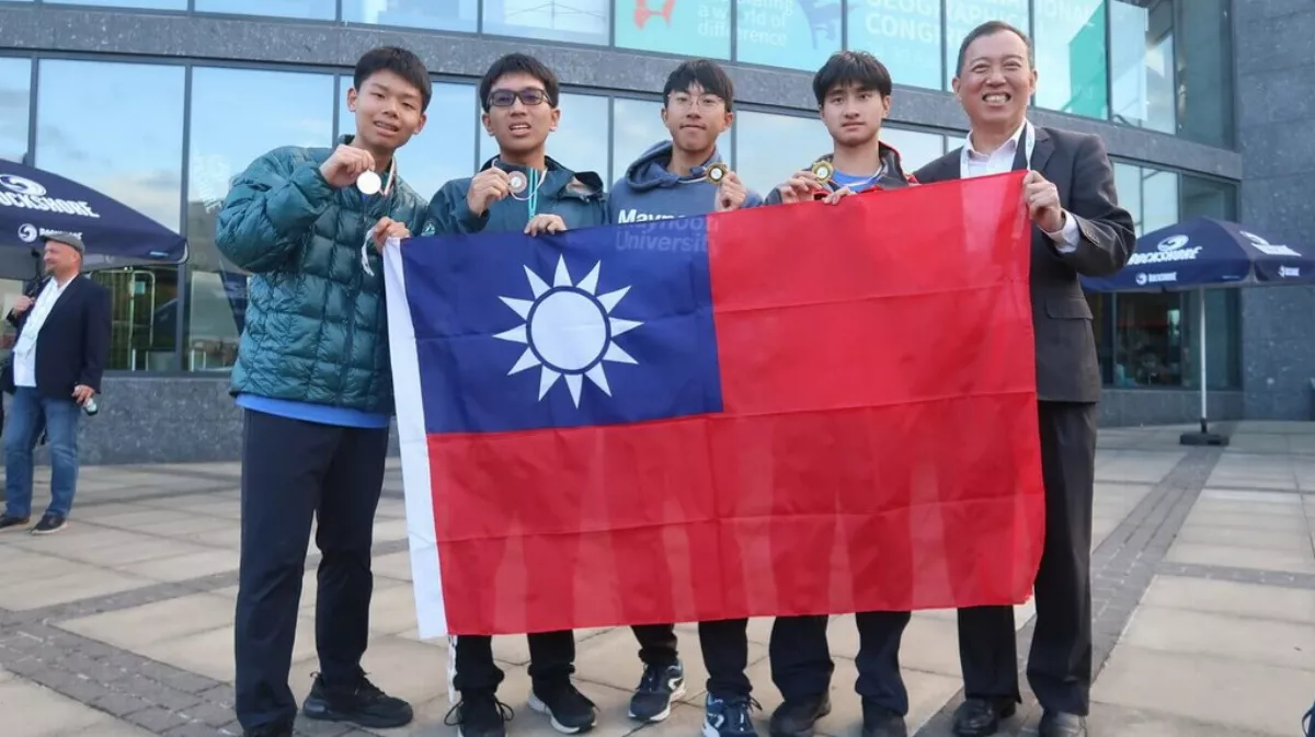 國際地理奧林匹亞 台生2金1銀1銅歷年實體賽最佳
