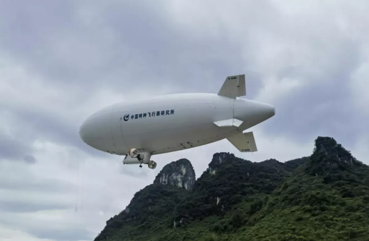  陸研發載人飛艇祥雲號 成功飛越鄂湘桂三省