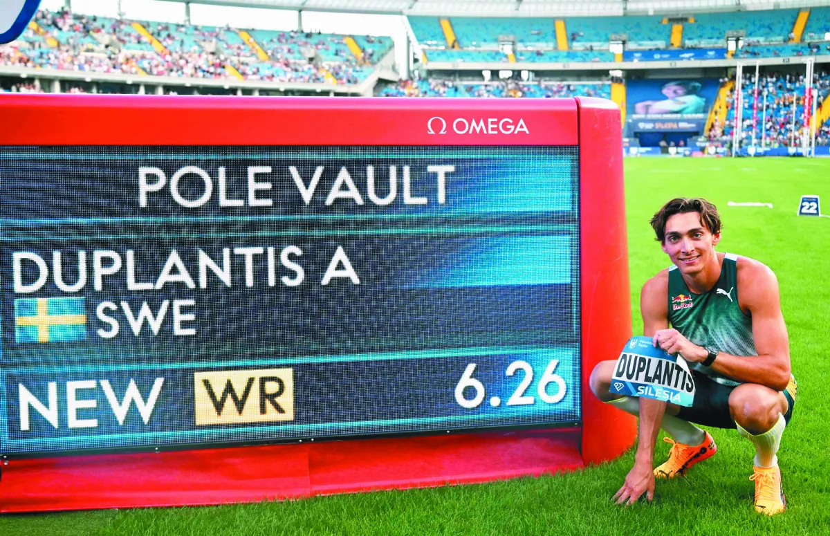 第10度締造新猷 瑞典鳥人 撐竿跳再破世界紀錄