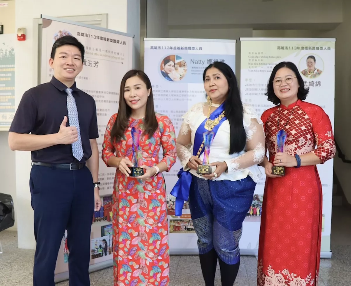 異域傳承母語 3新住民語文教師摘「雄新獎」