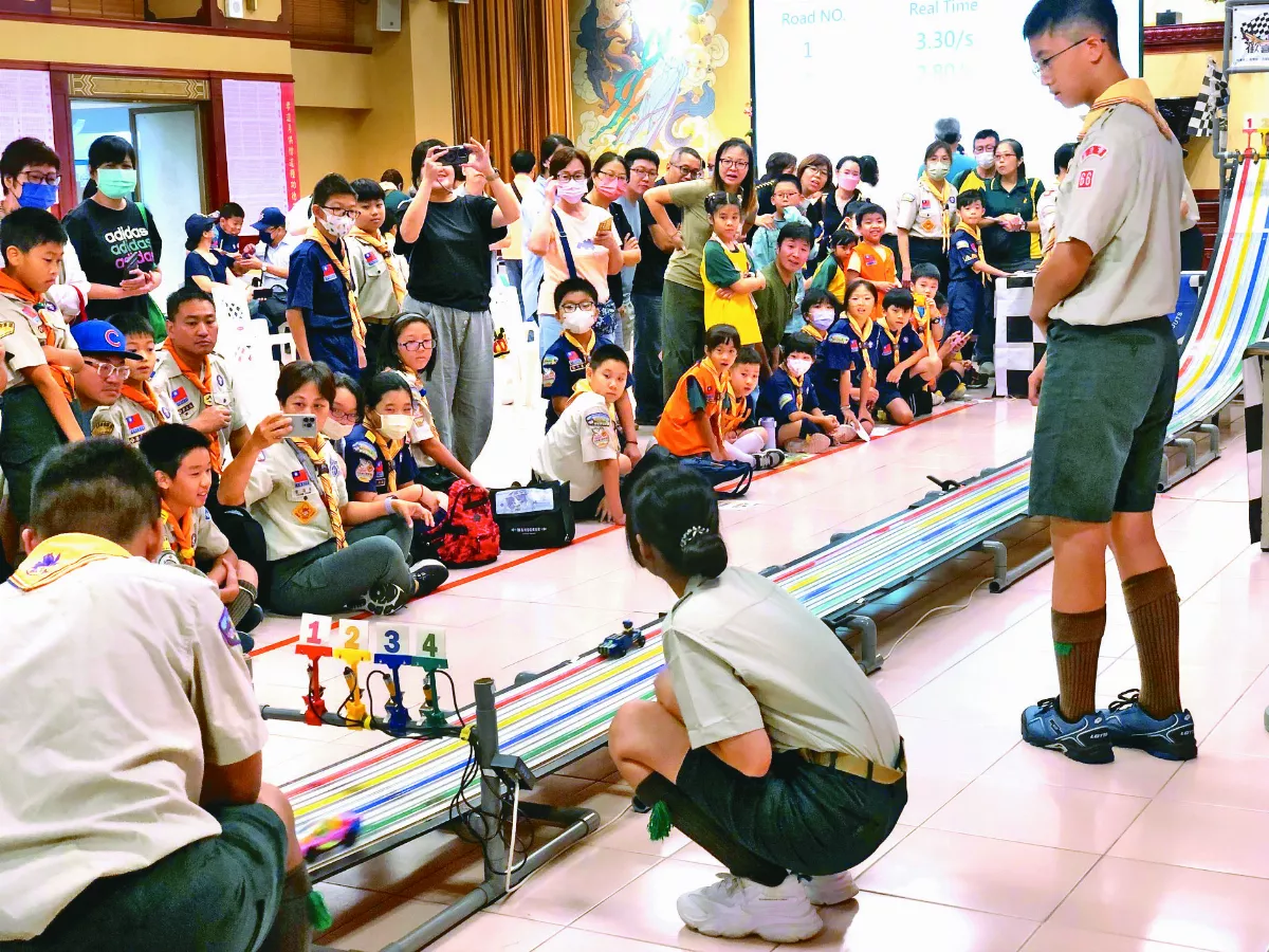 佛光童軍木頭車大賽 以車會友