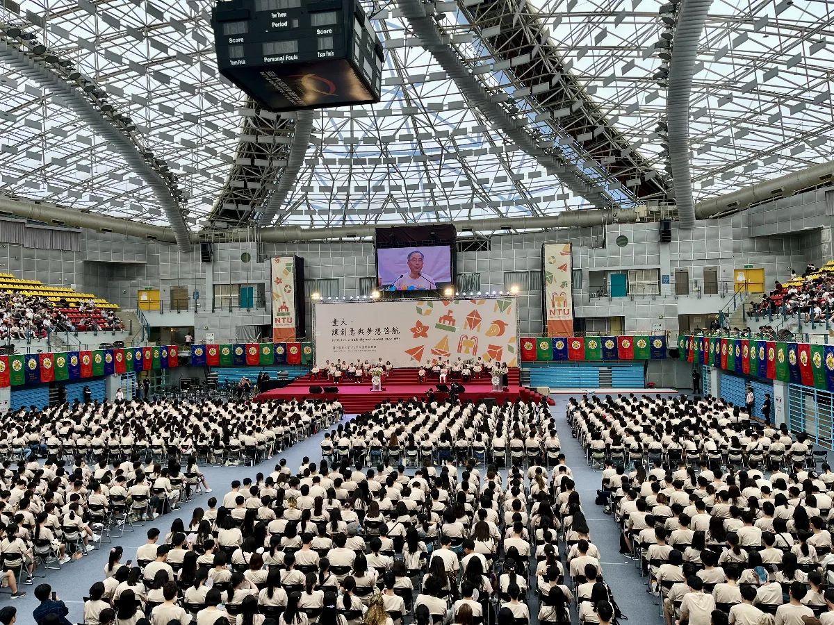 台大開學典禮 勉勵新生朝夢想啓航