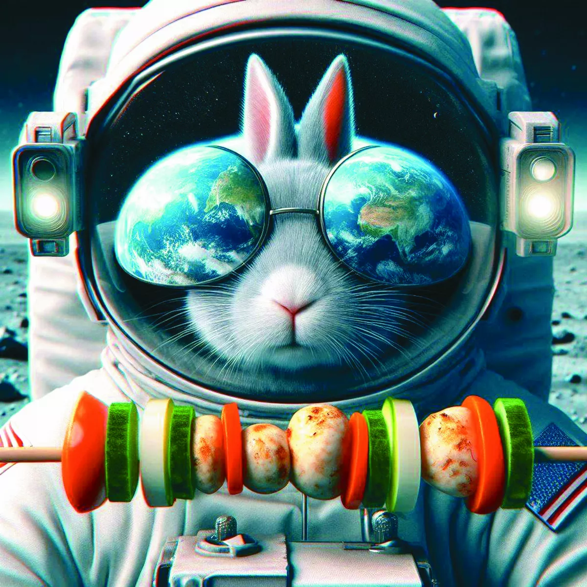 月球素烤派對 飄香宇宙