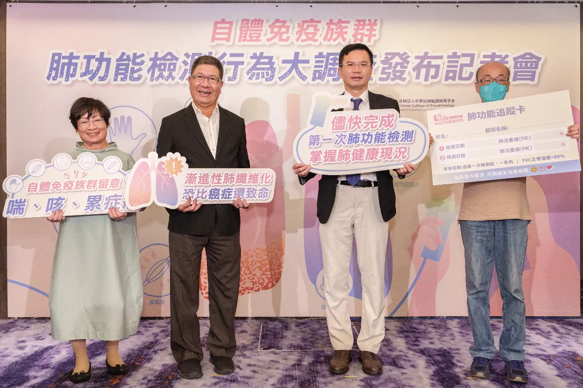 喘、咳、累？ 肺纖維化高危群須檢測   