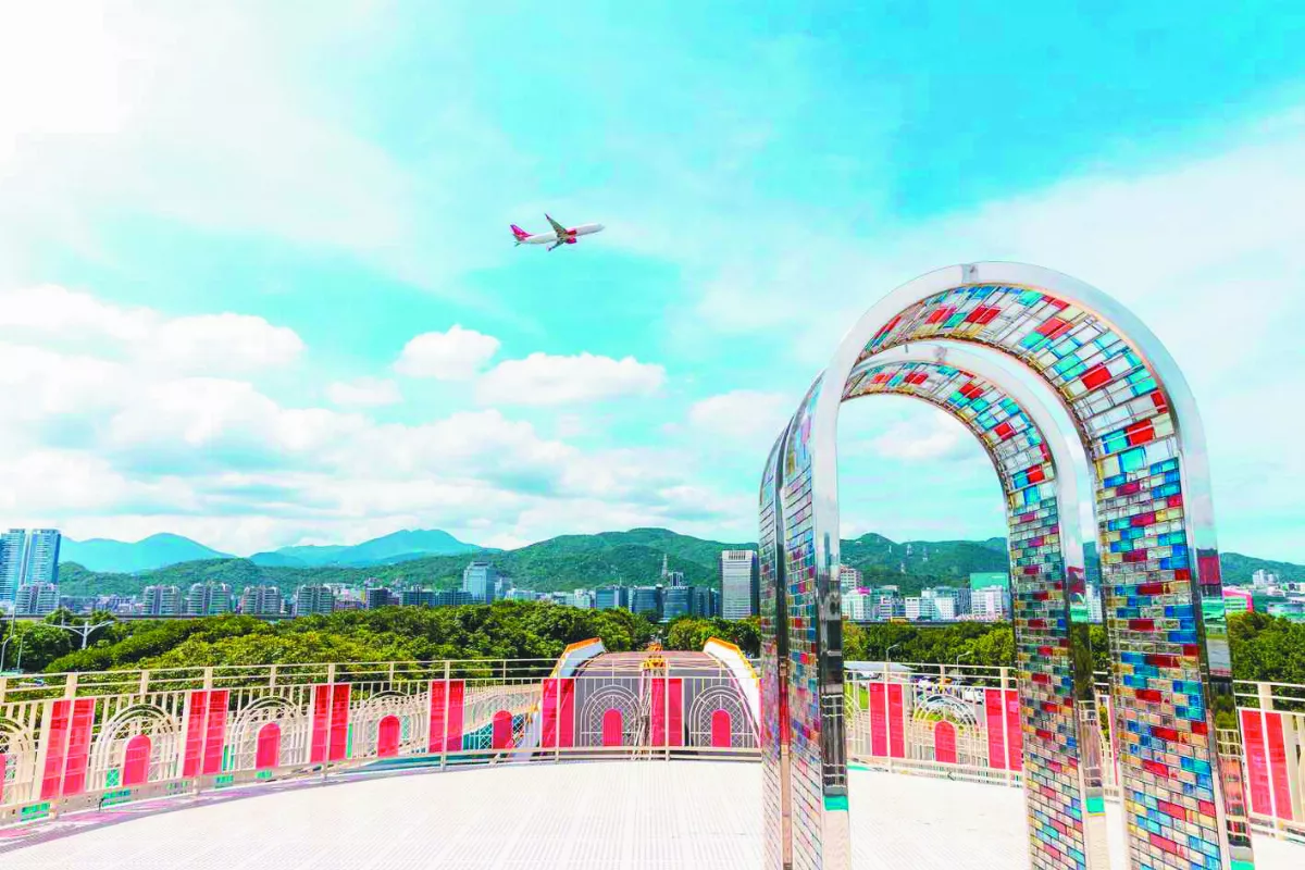 河濱公園新景點 邀你打卡遛小孩