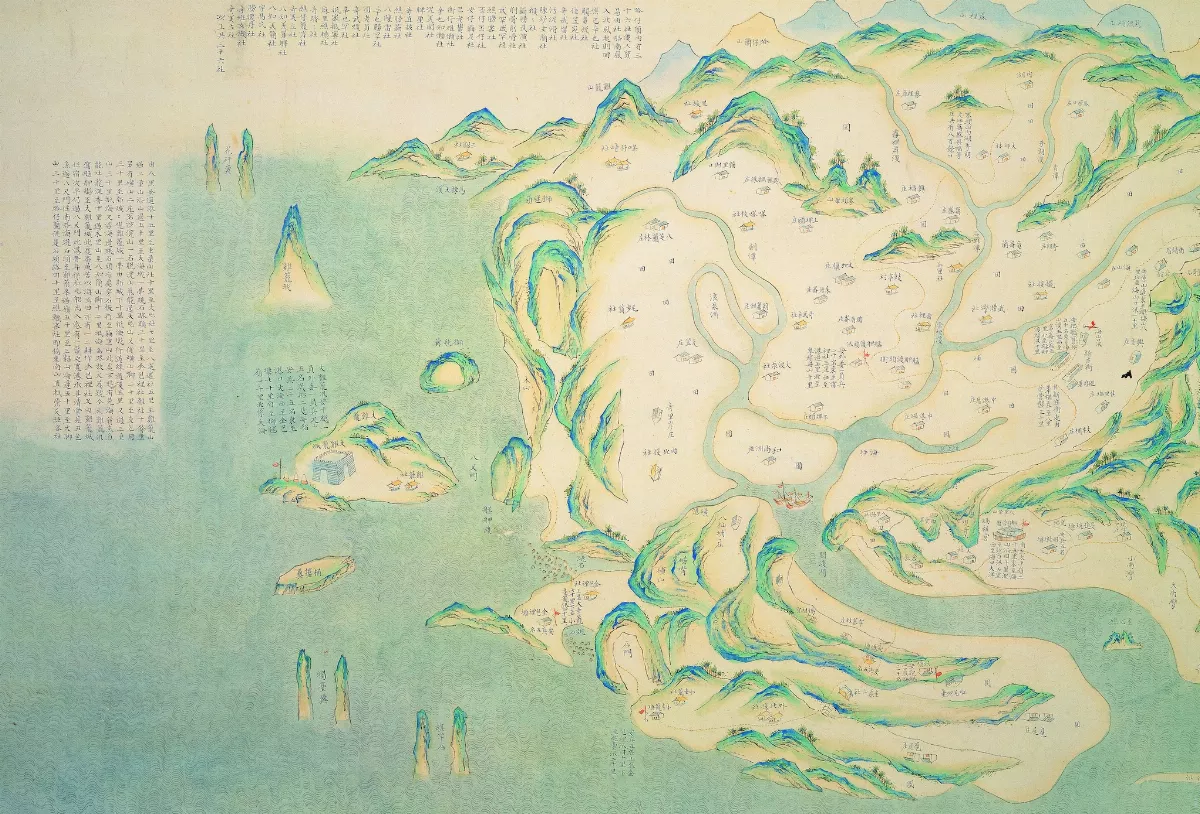 300年前的台灣長怎樣？ 故宮曝清朝地圖
