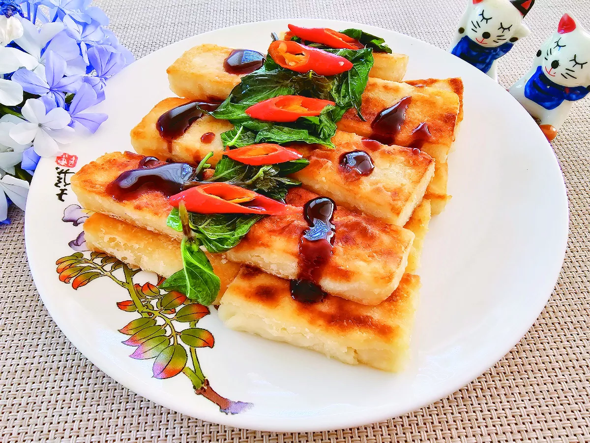 香煎 鷹嘴豆豆腐