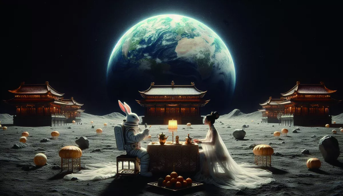 吃月餅慶中秋 太空登場