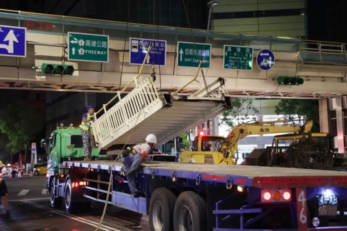 北市還有74座人行陸橋 安森、文林陸橋年底前將拆除