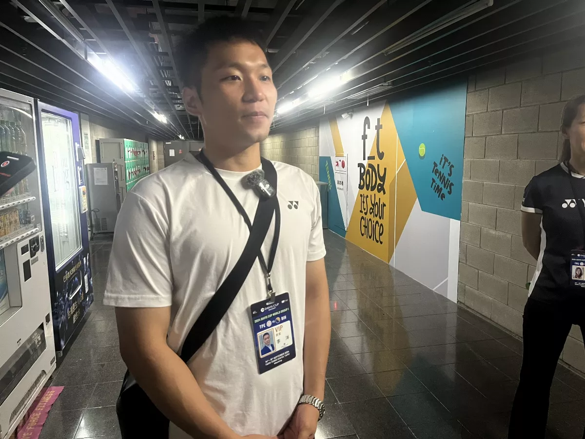 網球／李洋說到做到 來看台維斯盃見網友曾俊欣