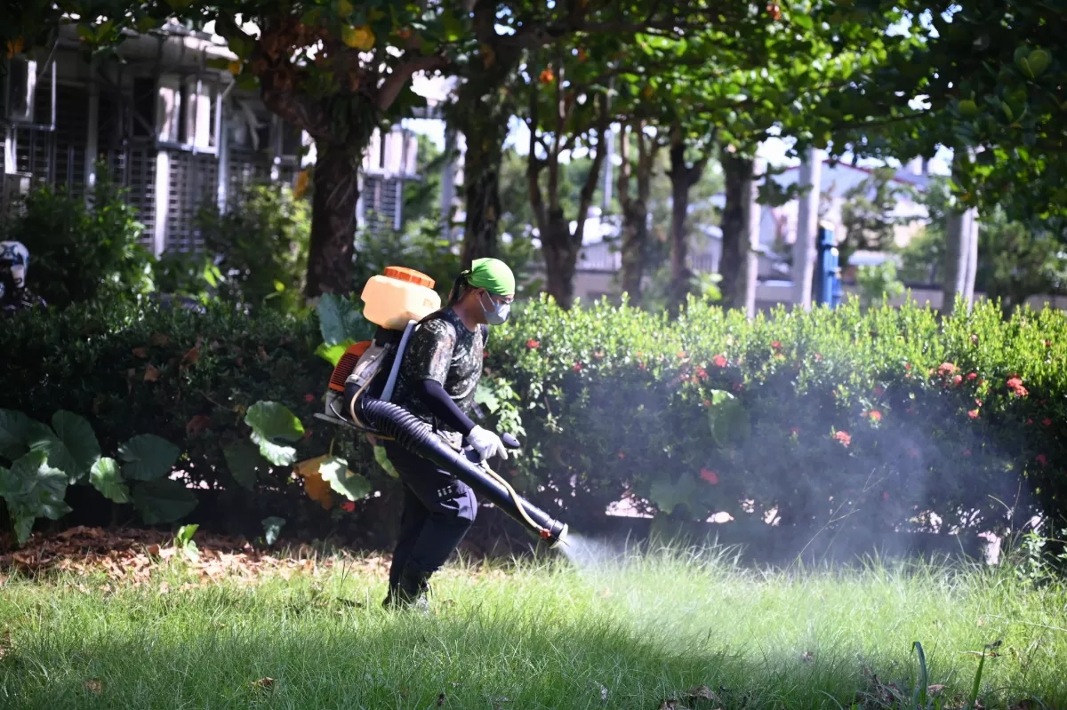 花蓮國小成小黑蚊熱區  市公所再噴藥防治