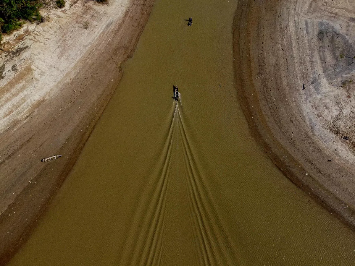 最嚴重乾旱 巴西亞馬遜河水位降至歷史低點