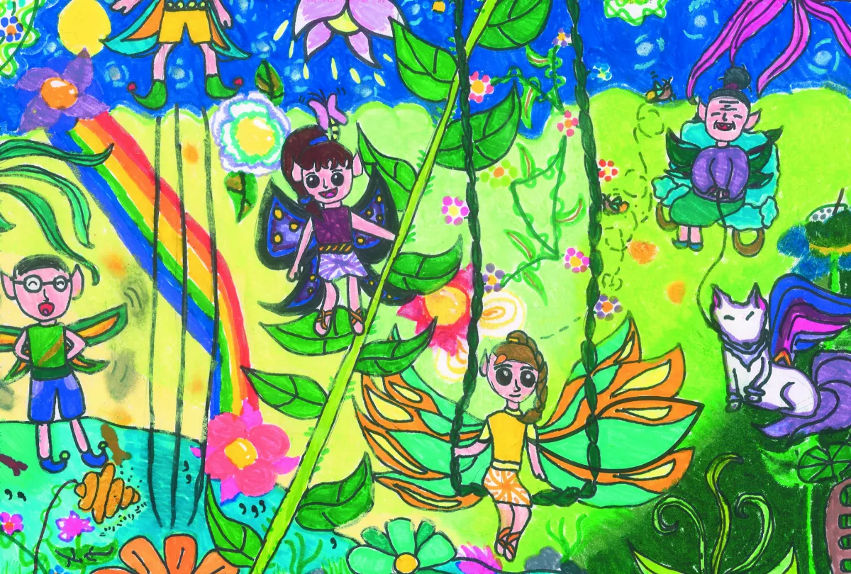 【快樂塗鴉簿】快樂花精靈