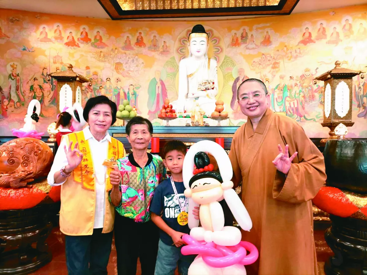 蘭陽別院三好兒童祝福禮  增長福德智慧