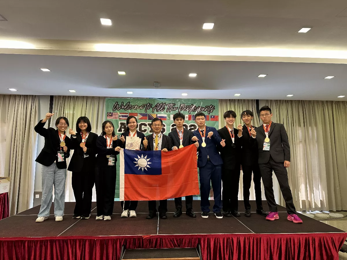 2024亞太平洋青年科學家會議 台灣學生摘5金1銀1銅