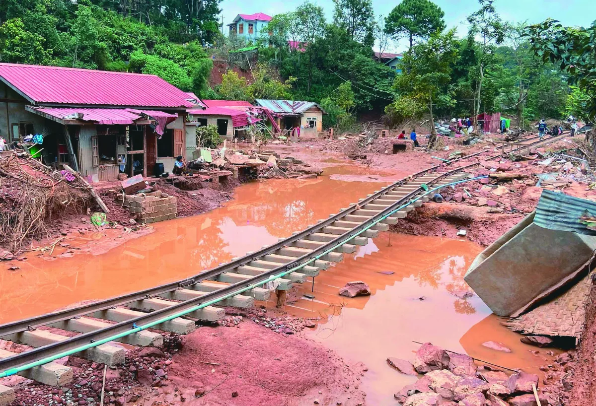 摩羯過境 緬甸384死