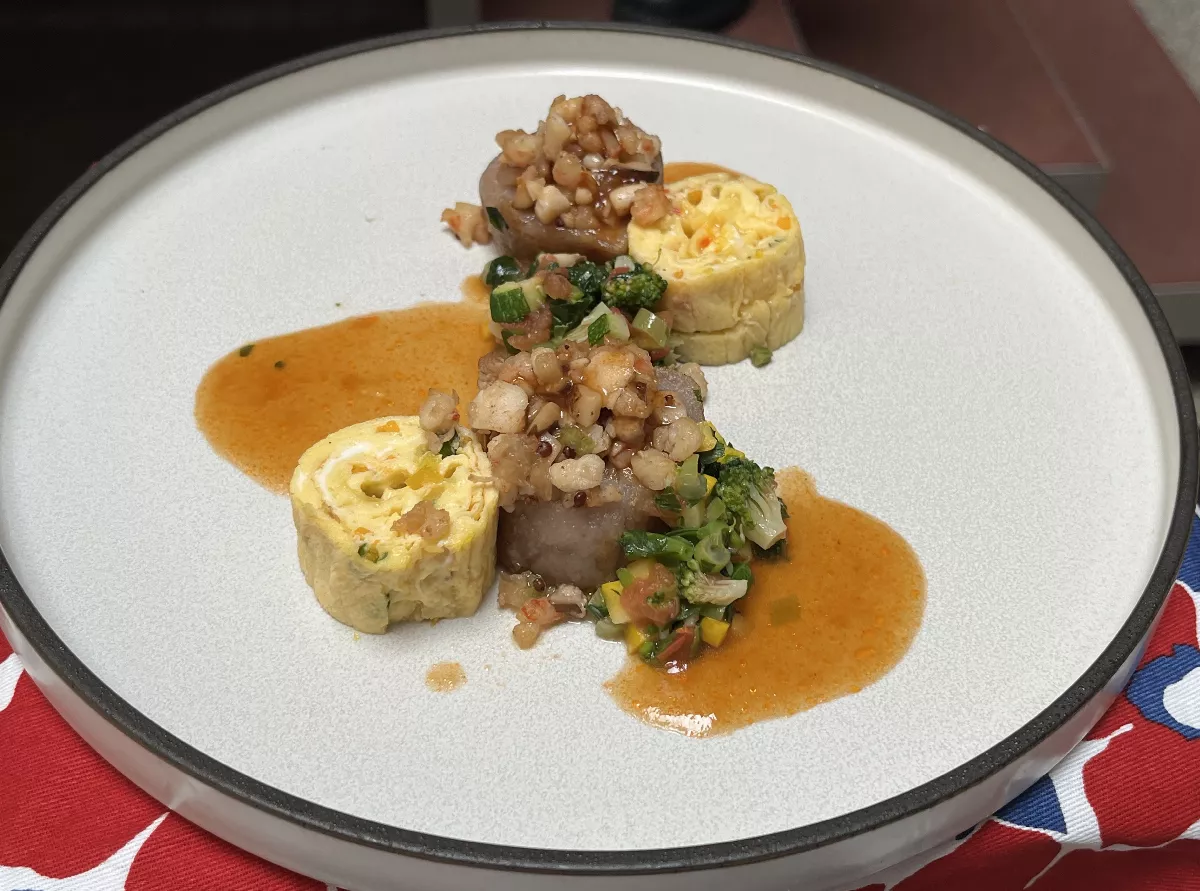 佛大蔬食系教師發揮巧思   豆包入菜獲銀養料理賽佳作