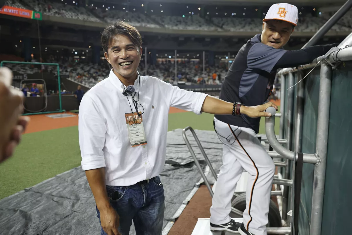 中職／陽建福現身引退賽 為潘威倫開球集氣150勝